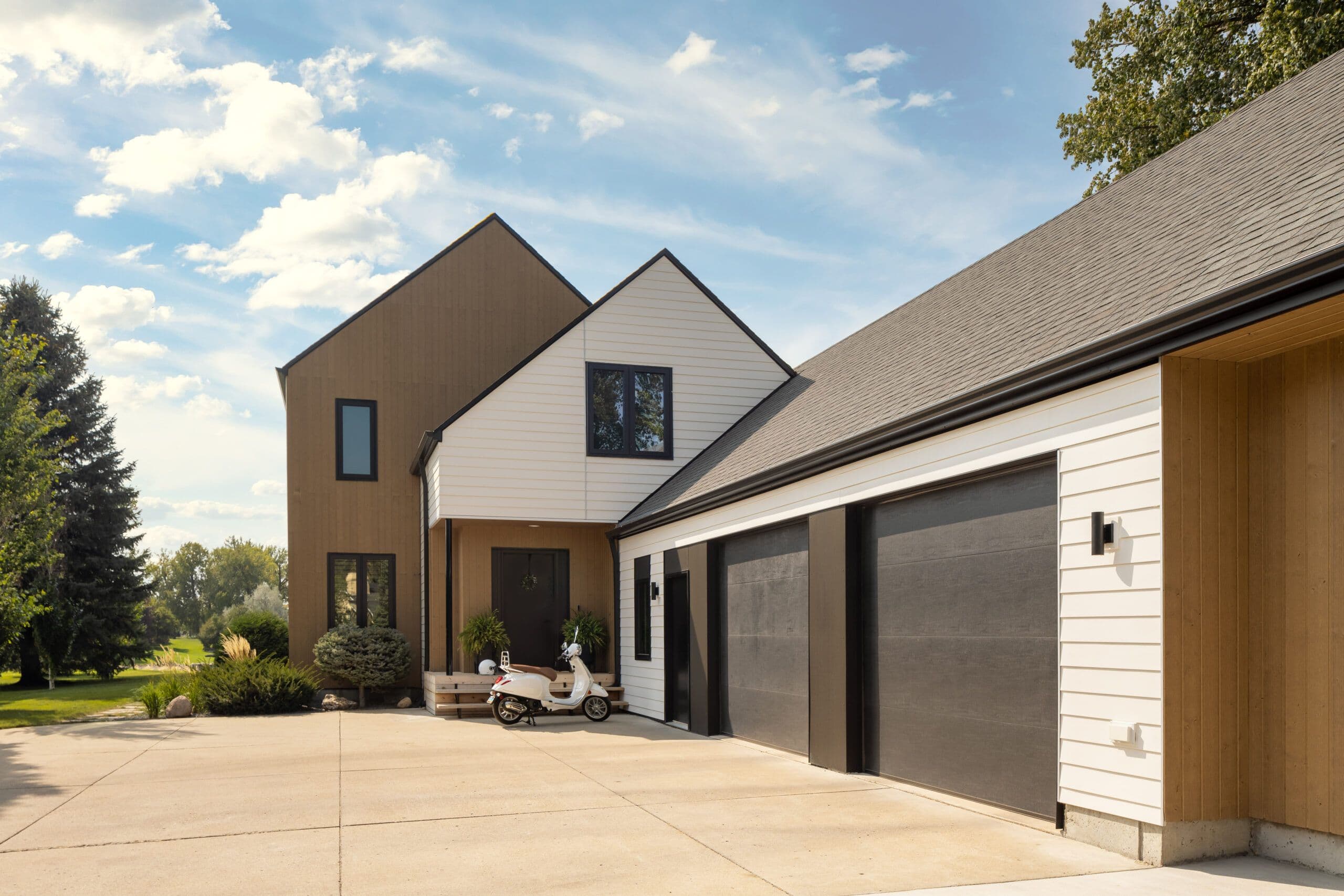 remodeled house front side