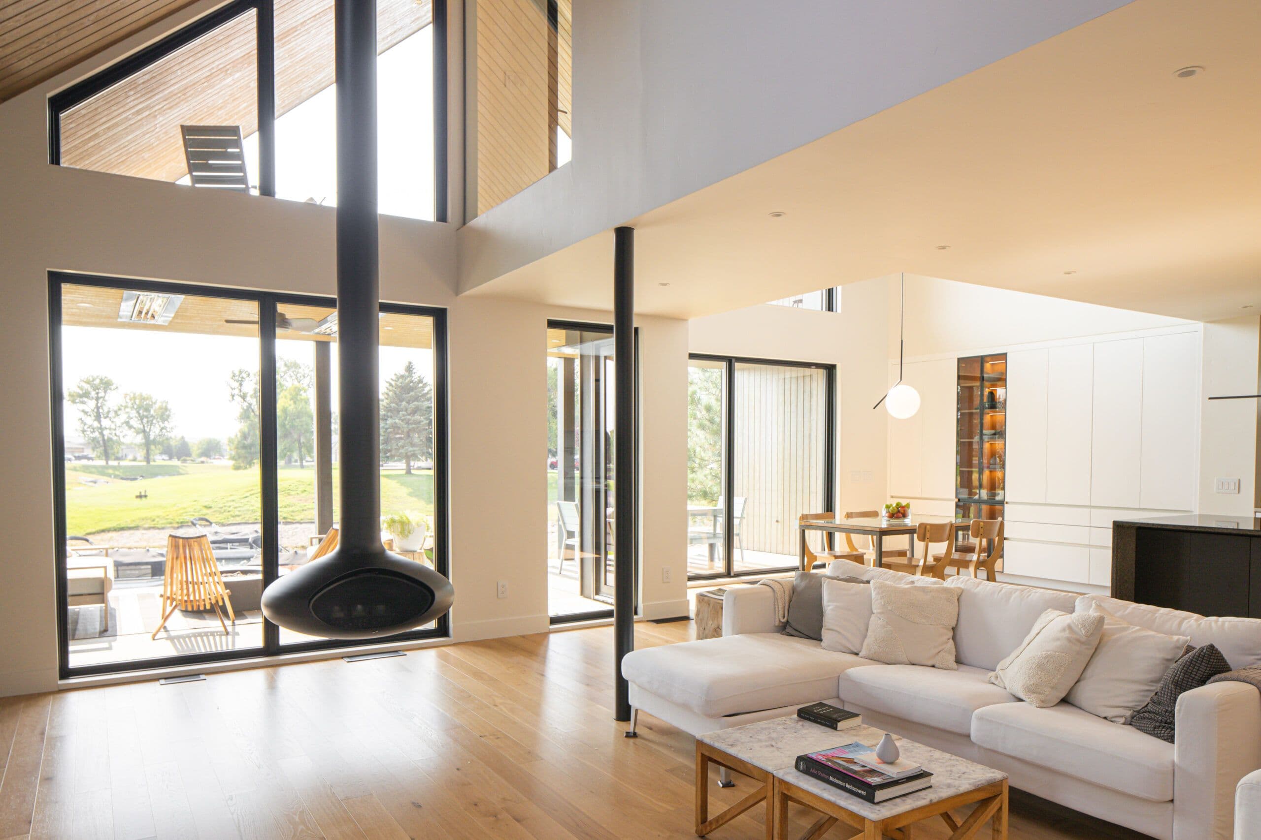 remodeled living room
